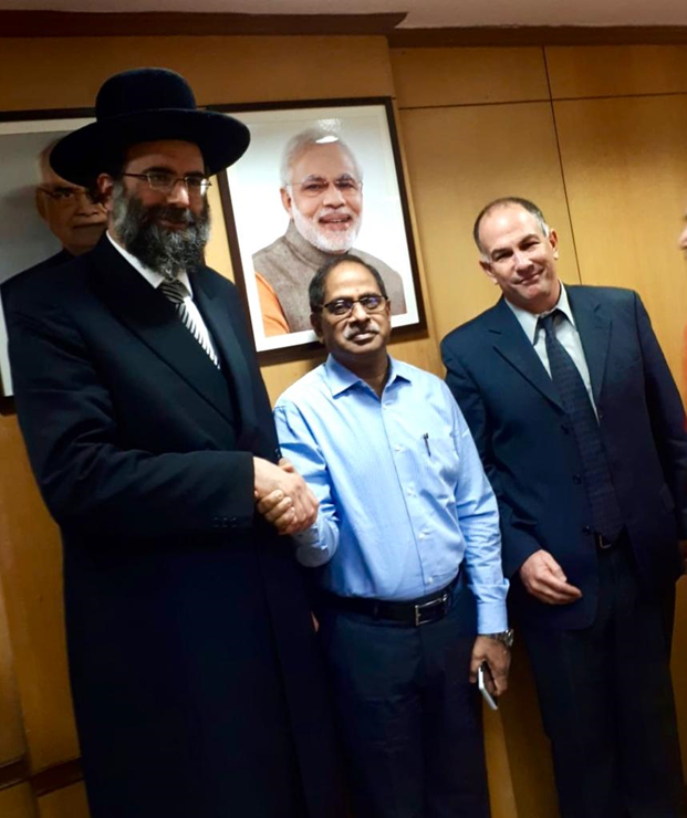A high level delegation from Israel led by Mr. Rabbi Abraham Duetsch, Managing Director Pressburg india (an Arm in India of Mctechs Israesl) alongwith Mr. Erez Shachar, Vice President (Business Development) and Mr. Aharon Getzof M/s. Mctech RF Technologies, Israel visited TCIL Bhawan on 06.11.2018 and had detailed technical discussions for future collaboration in Security and HiTech areas like Drone & RF Technology. A high level delegation from Israel led by Mr. Rabbi Abraham Duetsch, Managing Director Pressburg india (an Arm in India of Mctechs Israesl) alongwith Mr. Erez Shachar, Vice President (Business Development) and Mr. Aharon Getzof M/s. Mctech RF Technologies, Israel visited TCIL Bhawan on 06.11.2018 and had detailed technical discussions for future collaboration in Security and HiTech areas like Drone & RF Technology.